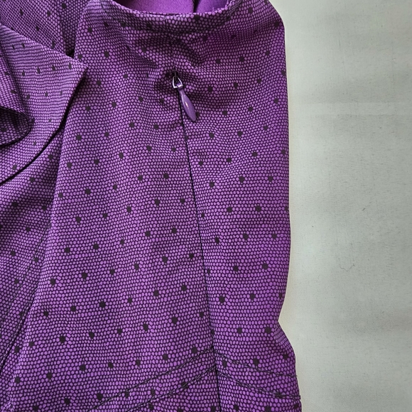 EXPRESS Women's V-Neck Short Sleeve Blouses Purple Blue Size XS - Picture 14 of 17